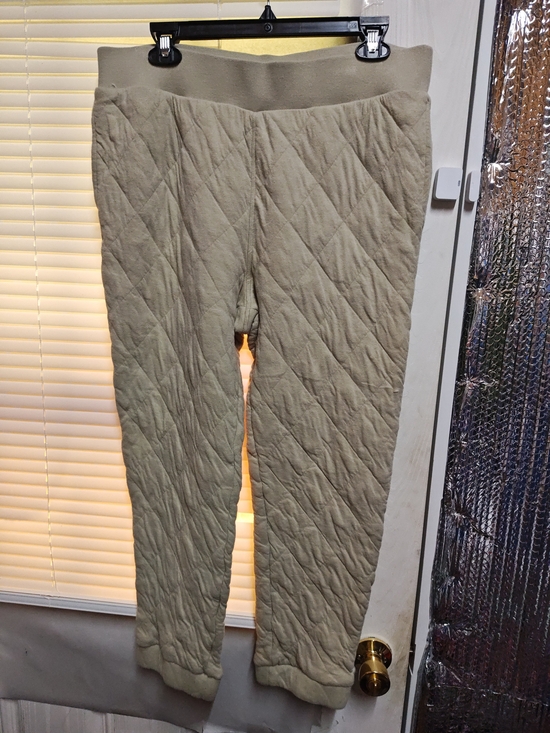 Universal Thread Pants - Universal Thread Quilted Jogger Pants Beige